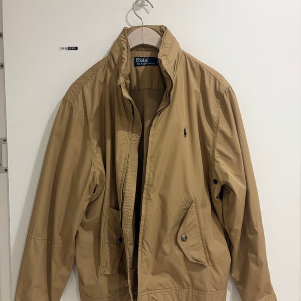 폴로랄프로렌 나일론 블루종 (베이지)