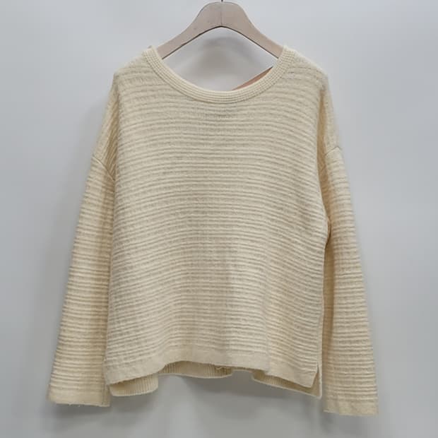 SJSJ 한섬 에스제이에스제이 오버핏 알파카 니트 / 여 F (90) 