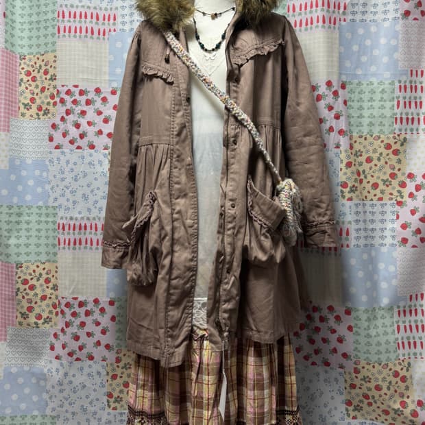 엑시즈팜 모리걸 야상 #모리걸 #라떼갸루 #하구미