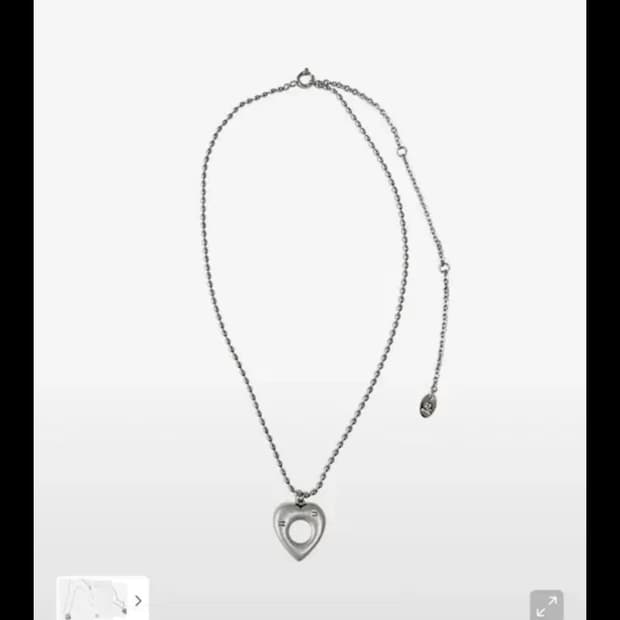 엔프프 nff heart hole 목걸이