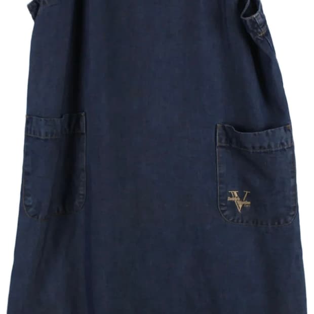 Rudolph valentino 청색 버클 롱원피스