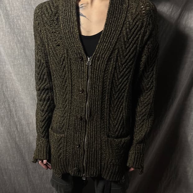 MIHARA YASUHIRO Distressed Heavy Knit 