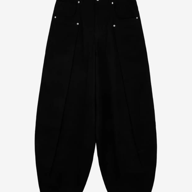 아이돈워너셀 Soft Suede Twill Balloon Pants