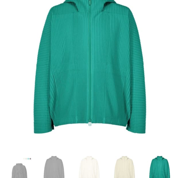 이세이미야케 옴므플리세 5월 후드집업