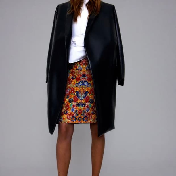 올드 셀린느 Celine 리조트 2012 컬렉션 스커트 FR 38