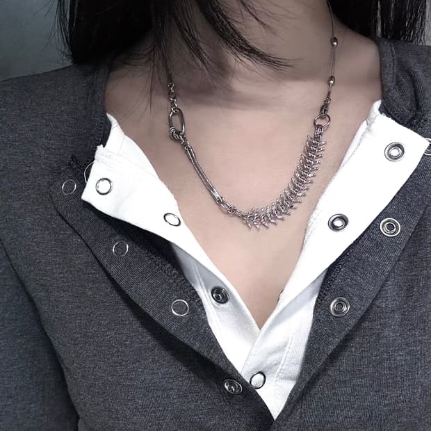 Thorn Mix Chain Necklace