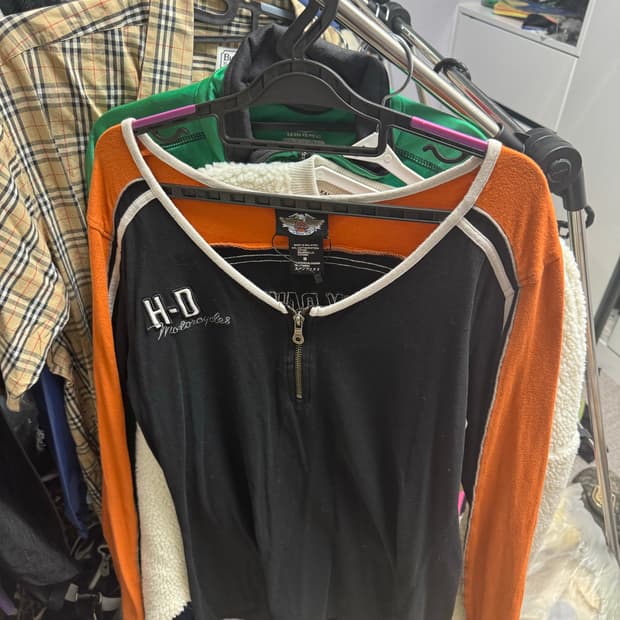 할리 롱스리브 아노락 상의 (희귀매물)