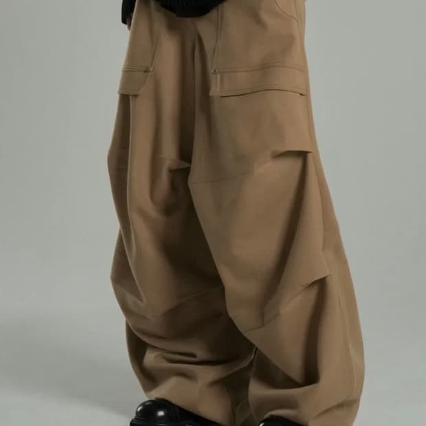 Agata Balloon Trouser Beige