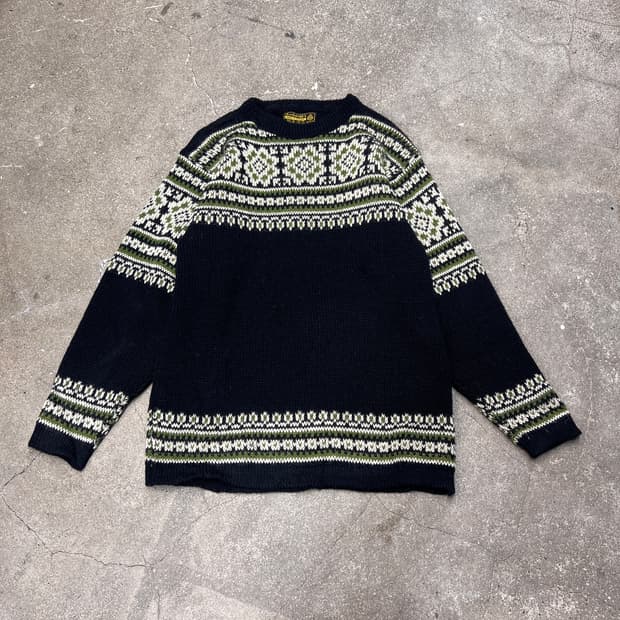 Nordstrikk 노르딕 헤비 울 스웨터 