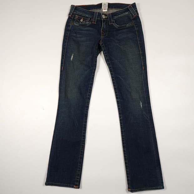 트루릴리전 로우라이즈 데님팬츠 