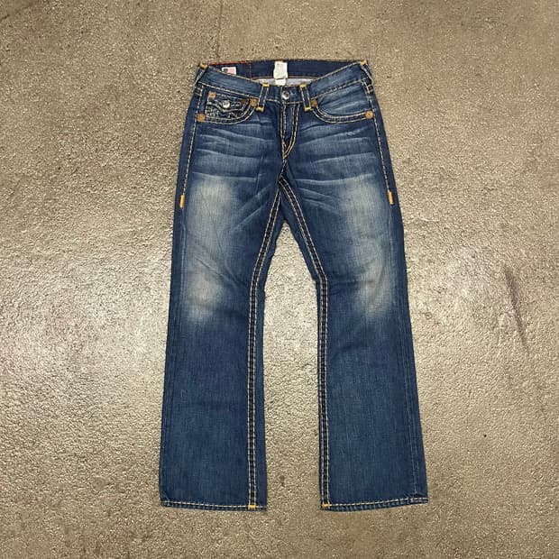 트루릴리젼 빌리 슈퍼티 데님 부츠컷 (33“)