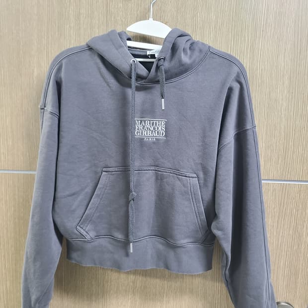 마리떼 프랑소와 저버 크롭 후드티 S