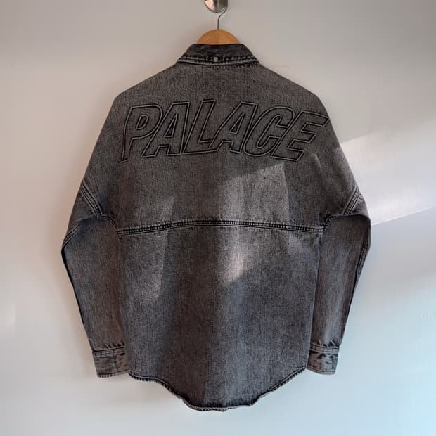 팔라스 21SS 블랙 데님 보시 셔츠 자켓