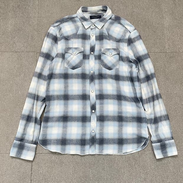 ALLSAINTS 올세인츠 플렌날 옴브레 웨스턴셔츠 m