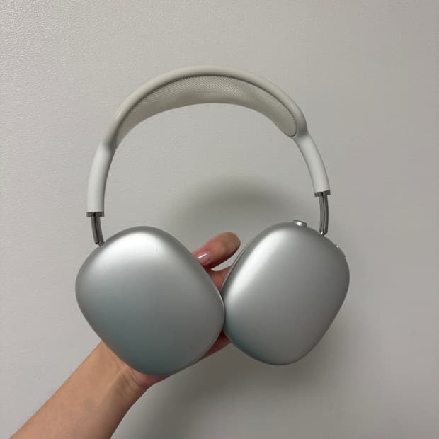 애플 헤드셋 에어팟맥스 실버 8핀