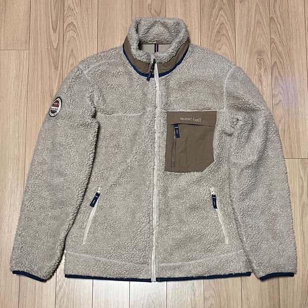 몽벨 플리스 자켓 95 베이지