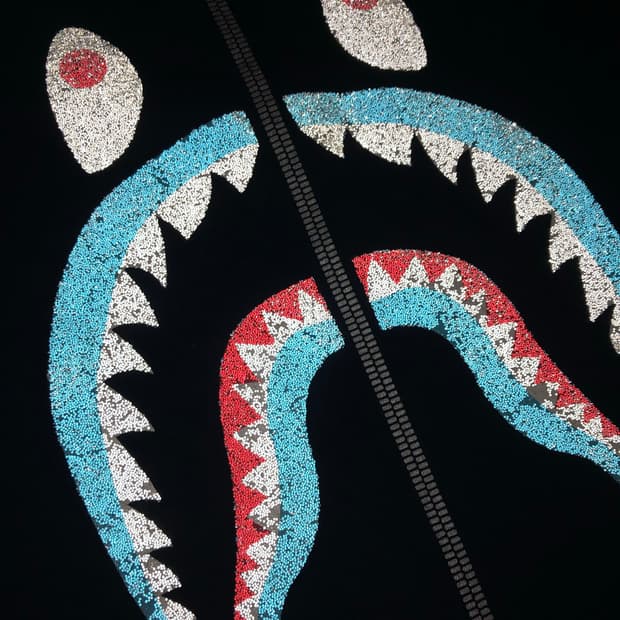 BAPE Glass Beads Shark Tee
