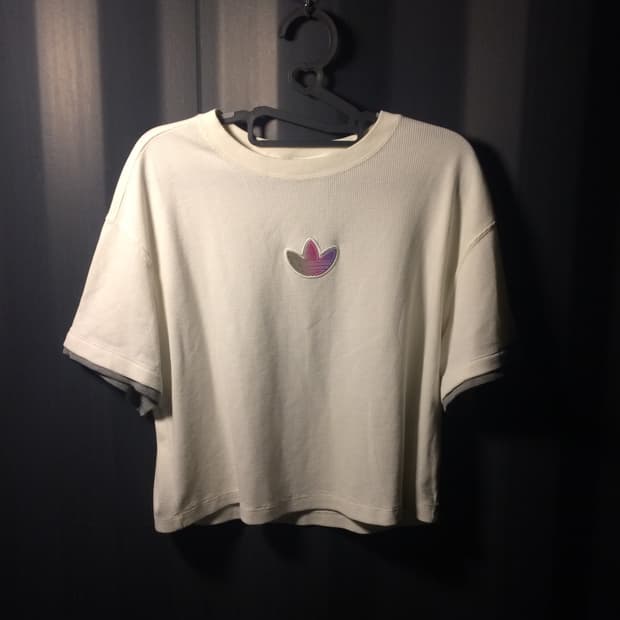 📍아디디스 파이어버드 크롭 탑 화이트 L