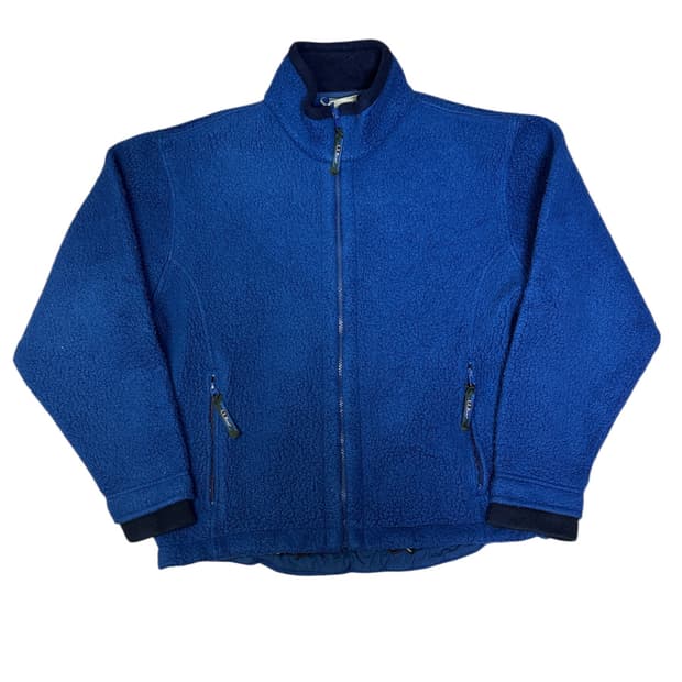 빈티지 엘엘빈 L.L.Bean 집업 플리스 자켓 네이비블루 M