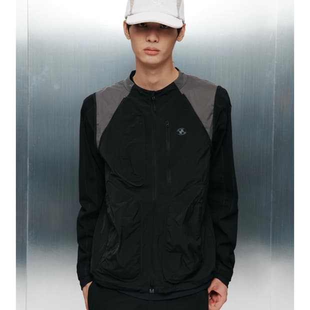 산산기어 DART POCKET JACKET [BLACK]