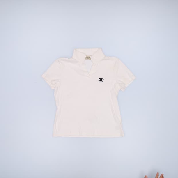 실측확인 빈티지 여성 패치 반팔티 0713H