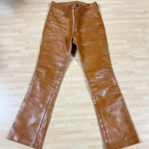 Y'2 leather 홀스하이드 팬츠