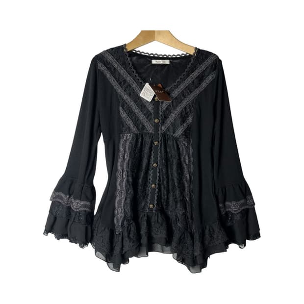 [AXES FEMME] 엑시즈팜 고딕풍 레이스 슬리브 (새상품)