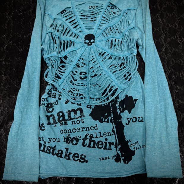 “LAZY DAISY” 00’s Punk Cross&Skull Spide