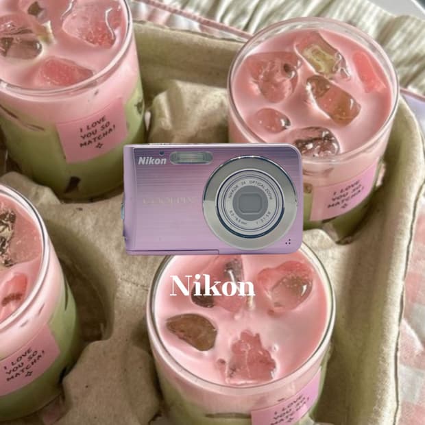 니콘 쿨픽스 s210 핑크 빈티지디카 디지털카메라