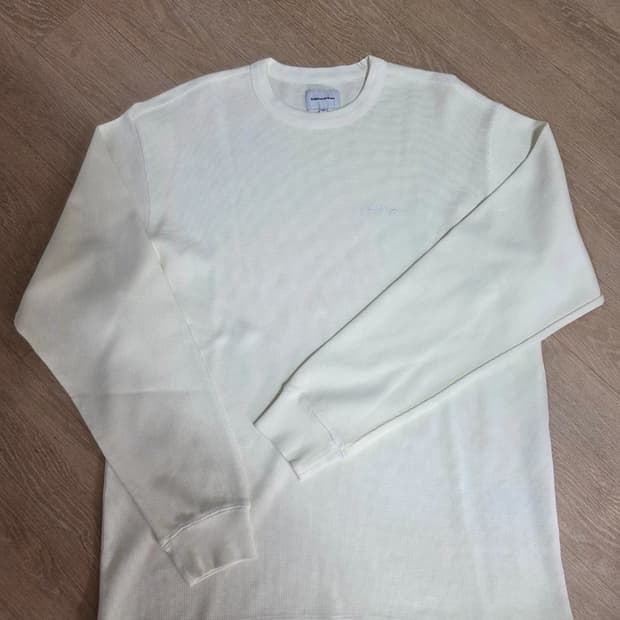 디스이즈네버댓 와플 롱슬리브 긴팔티 아이보리 M