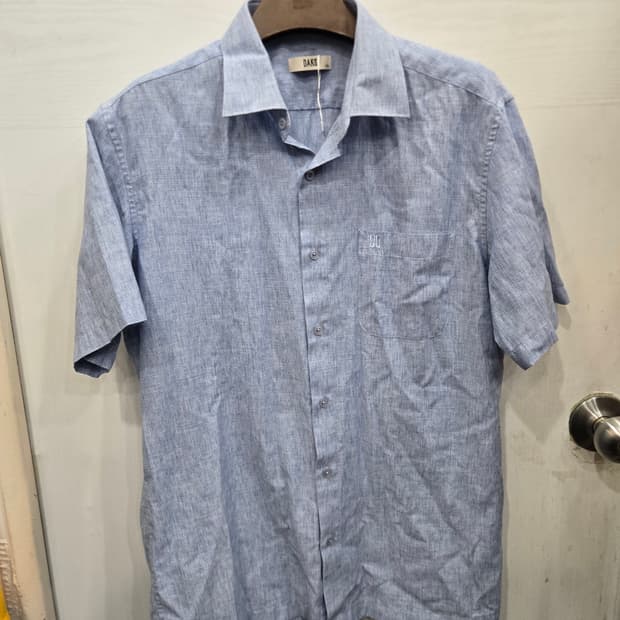 L,100 )) DAKS 닥스 카라 반팔 셔츠! 시원한 색상~