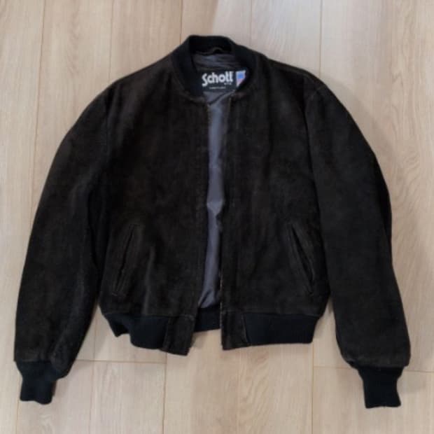 <구매> 쇼트 스웨이드 봄버 블랙 40 or 42