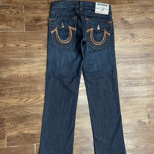 트루릴리전 월드투어 부츠컷 데님 팬츠