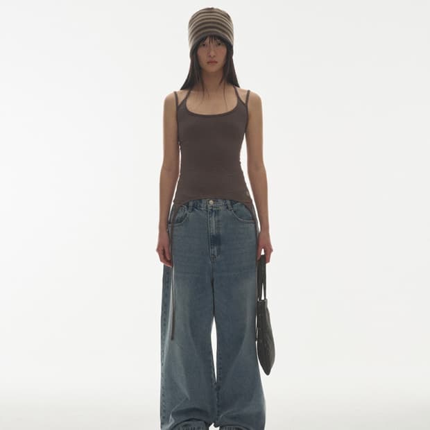 코이세이오 스트치 데님팬츠 사이즈2