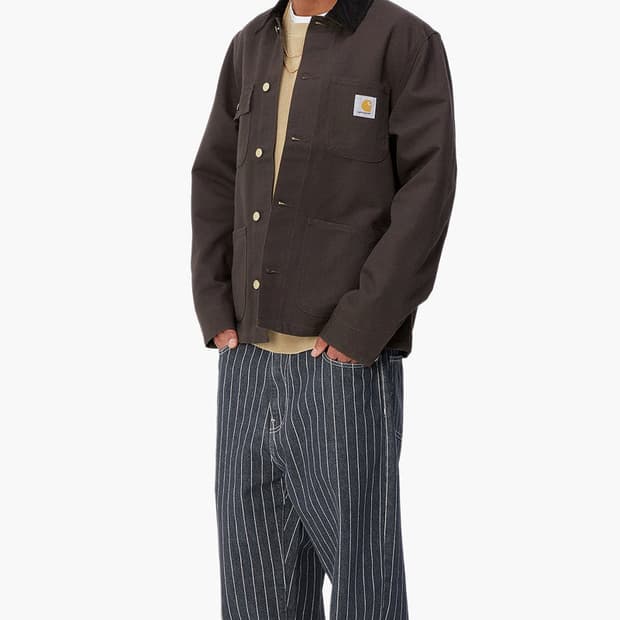 칼하트 WIP 미시건 초어 코트 자켓 토바코 L