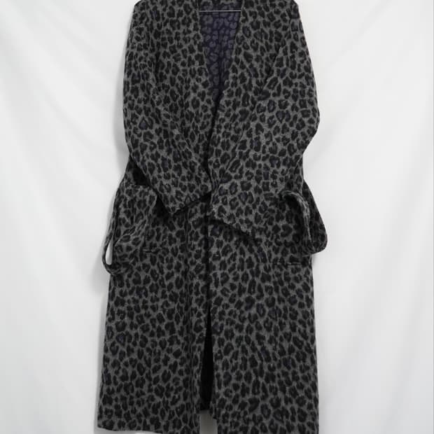 Needles Leopard Mohair Robe Gown