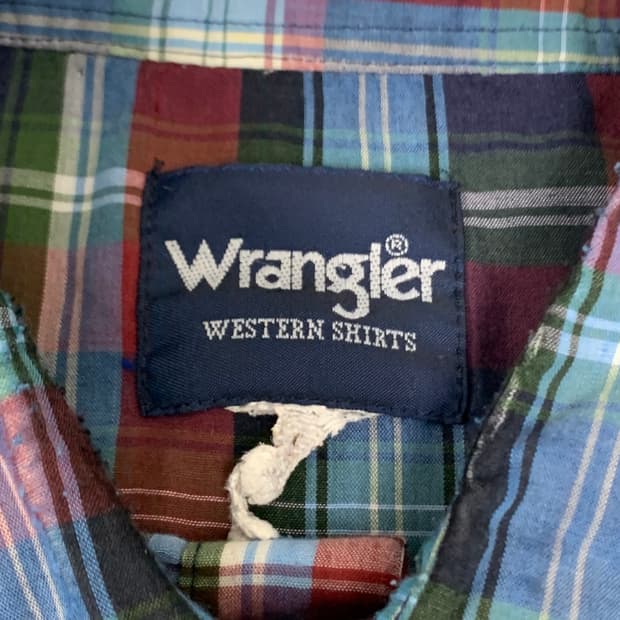 WRANGLER 웨스턴 반팔 셔츠