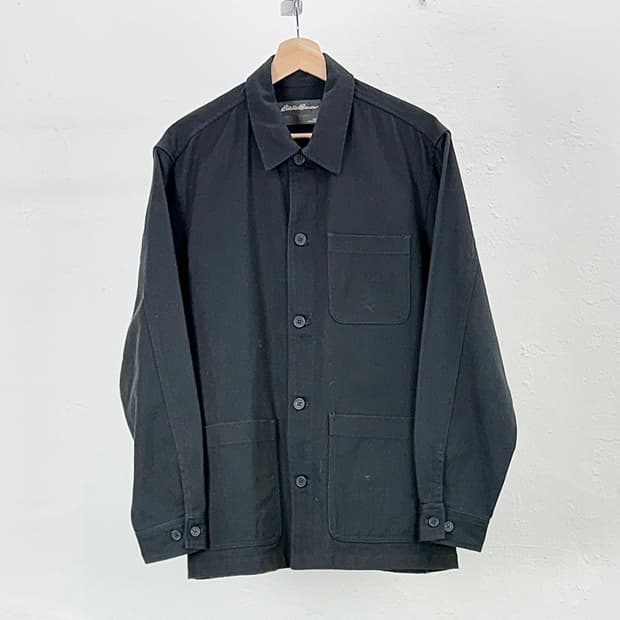 에디바우어 블랙 컨버스 워크 자켓