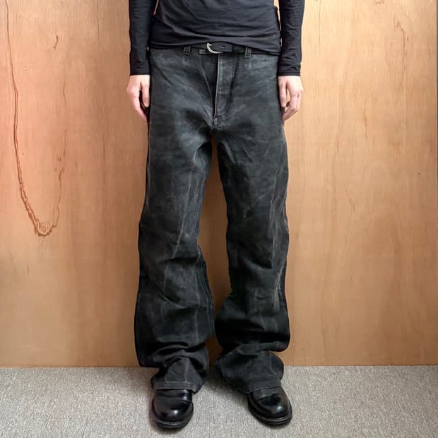 립반윙클 워시드 플레어 팬츠