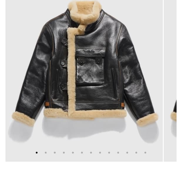 25fw 이스트로그 모터사이클 무스탕 m 새상품