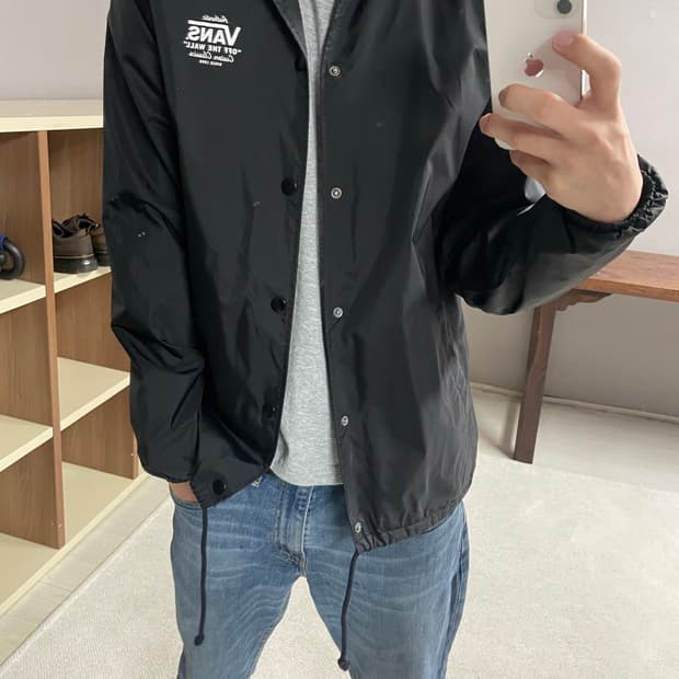 L) 반스 나일론 코치 자켓