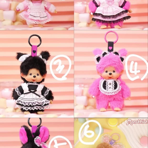 홍콩 한정판 치무탄, 몬치치 키링