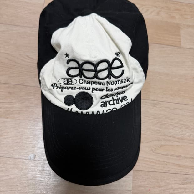 aeae 에이이에이이 WEB LOGO TWO TONE BALL CAP