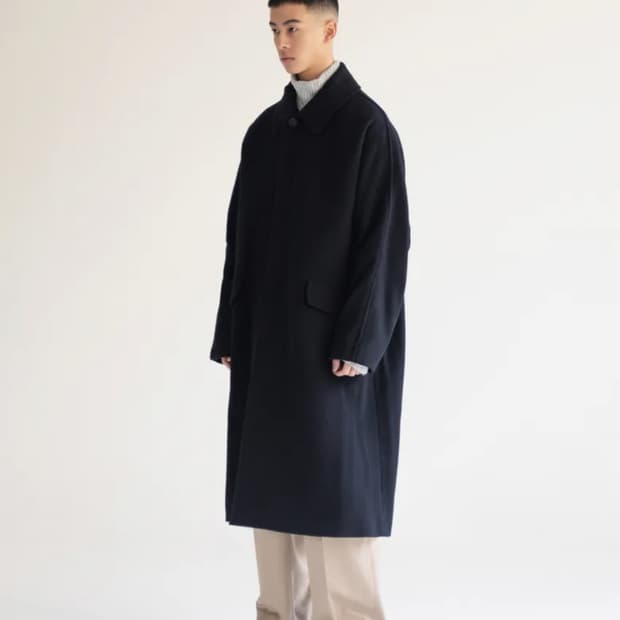 비슬로우&오에이엠팩토리 오버사이즈 발마칸코트 s