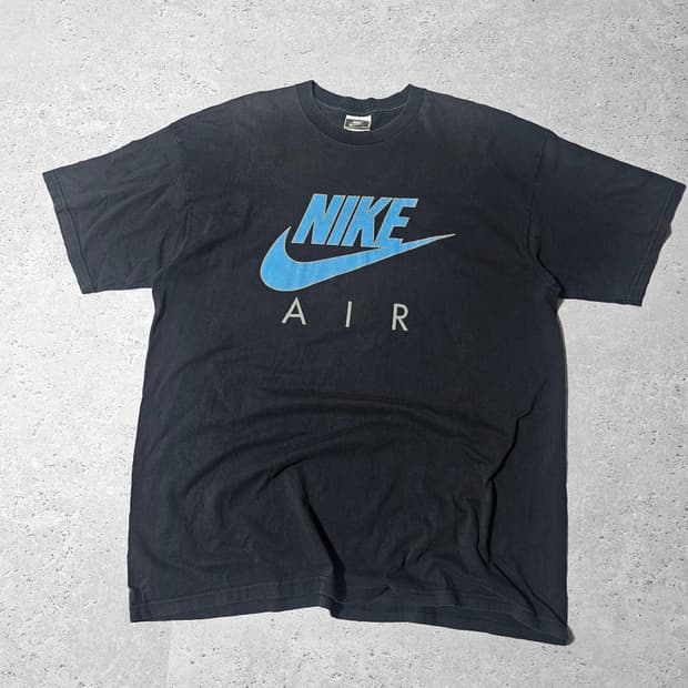 2XL 나이키 90s 빅로고 워싱 오버핏 반팔 티 코르티스
