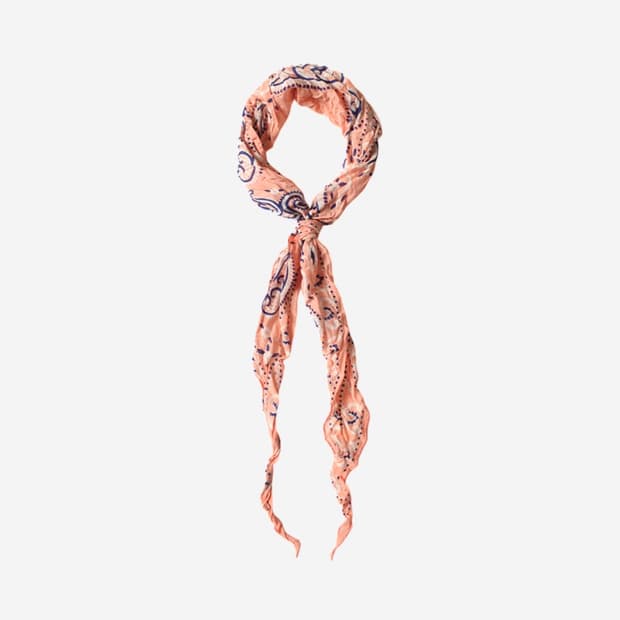 캐피탈 Kapital Washer Silk Neckerchief 스카프