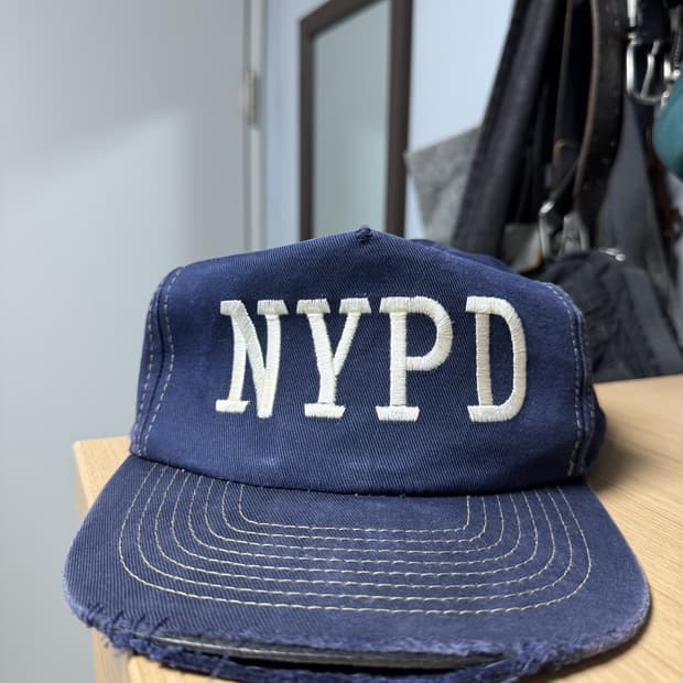 NYPD 빈티지캡