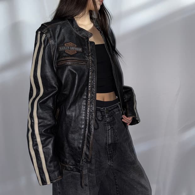 할리데이비슨 레더 라이더자켓