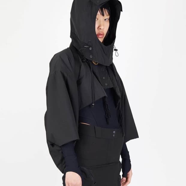 혜인서 크롭 기모노 자켓 블랙 사이즈2