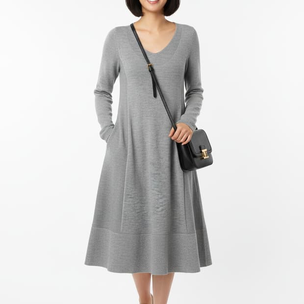 시스템 여성 니트원피스